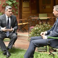 Zoran Milanović i Borut Pahor
