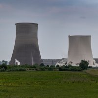 Rušenje tornja nuklearne elektrane u Njemačkoj