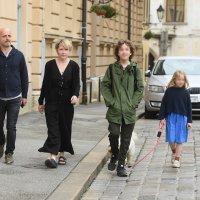 Zagreb: Mile Kekin s obitelji sudjelovao u prosvjednoj akciji na Trgu svetog Marka