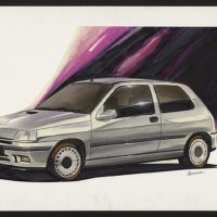 Renault Clio skica