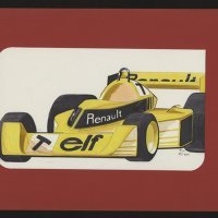 Renault F1 ELF skica