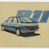 Renault 11 skica