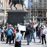 Prosvjed poduzetnika u Zagrebu