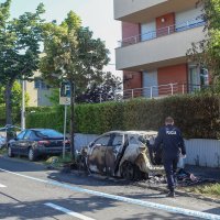 Izgoreni automobil na Srebrnjaku