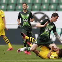 Wolfsburg (Wout Weghorst) - Borussia D. (Thomas Delaney)