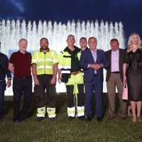 Zagreb: Fontane zasvijetlile u znaku zagrebačke Čistoće