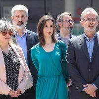 Zagreb: Konferencija za novinare stranke s Imenom i Prezimenom