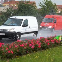 Proljetni pljusak u Zagrebu