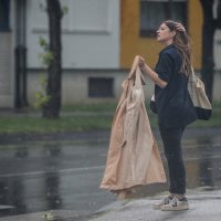 Proljetni pljusak u Zagrebu