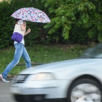 Proljetni pljusak u Zagrebu
