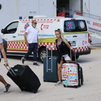 Iskrcavanje s kruzera Carnaval Breeze