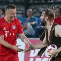 Ivica Olić na utakmici Bayernovih legendi