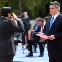 Predsjednik Milanović na svečanom obilježavanju Dana hrvatske vojske