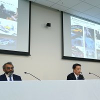 Ashwani Gupta, operativni direktor Nissana; Makoto Uchida, predsjednik i generalni direktor Nissana, Stephen Ma, financijski direktor Nissana