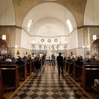 Zagreb: Državni vrhu uz preporučenu distancu na misi za Domovinu u crkvi Svetog Blaža