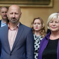 Zagreb: Konferencija za medije stranaka Demokrati i Hrvatski laburisti uoči izbora