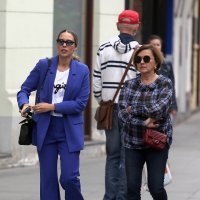 Zagreb: Franka Batelić u plavoj kombinaciji prošetala centrom grada