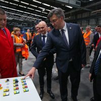 Plenković u tvornici Elka