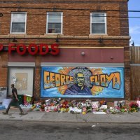 Mural posvećen Georgeu Floydu u Minneapolisu