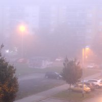 Maglovito zagrebačko jutro