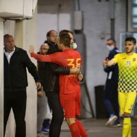 Golman Intera Mladen Matković želio pogledati VAR pa su ga udaljili NK Hajduk NK Inter Zaprešić