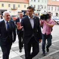 Požega: Plenković na sjednici Županijskog odbora HDZ-a