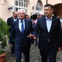 Požega: Plenković na sjednici Županijskog odbora HDZ-a