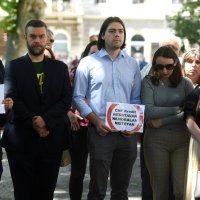 Zagreb: Prosvjed Građanske inicijative Pravda za CHF ispred Vrhovnog suda