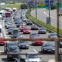 Zagreb: Gužve na naplatnoj postaji Lučko