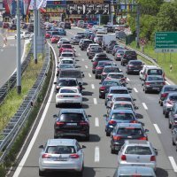 Zagreb: Gužve na naplatnoj postaji Lučko