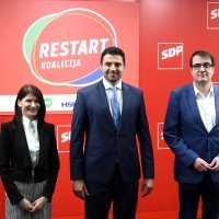 Sabina Glasovac, Davor Bernardić i Emil Tafra