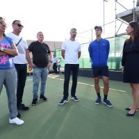 Đoković u pratnji Ivaniševića razgledao stadion na Višnjiku