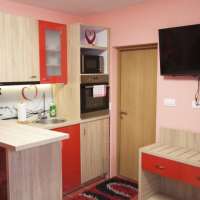 Design Apartments Red Blue