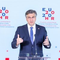 Andrej Plenković dao izjavu prije početka sastanka Europskog vijeća