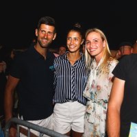 Novak Đoković, Donna Vekić i Olga Danilović