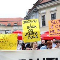 Sisak: Protuprosvjed Hod za slobodu
