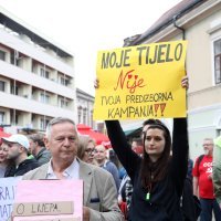 Sisak: Protuprosvjed Hod za slobodu