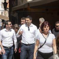 Davor Bernardić boravi u Splitu u sklopu izborne kampanje