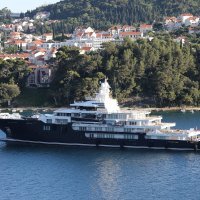 Dubrovnik: Luksuzna jahta Ulysses uplovila u luku Gruž