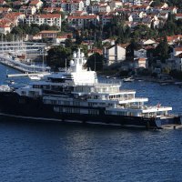 Dubrovnik: Luksuzna jahta Ulysses uplovila u luku Gruž