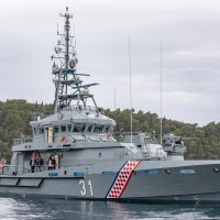 Cavtat: Predsjednik Zoran Milanović brodom ratne mornarice otišao u posjet Crnoj Gori