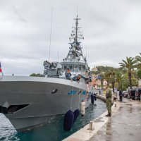 Cavtat: Predsjednik Zoran Milanović brodom ratne mornarice otišao u posjet Crnoj Gori