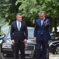 Cetinje: Predsjednik Crne Gore Milo Đukanović ugostio Zorana Milanovića