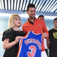 Susret Biserke Petrović i Novaka Đokovića u Zadru
