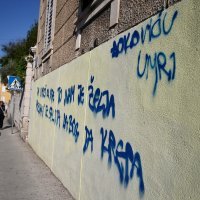 Grafit mržnje usmjeren prema Novaku Đokoviću osvanuo u Splitu