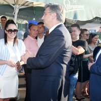 Andrej Plenković u Sisku