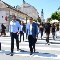 Bjelovar: Davor Bernardić prošetao gradom i obišao gradilište nove bolnice