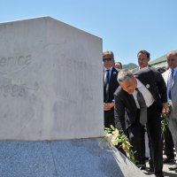 Čedomir Jovanović u Srebrenici