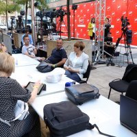 Praćenje rezultata parlamentarnih izbora u stožeru Restart koalicije
