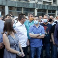 Početak prosvjeda u Beogradu